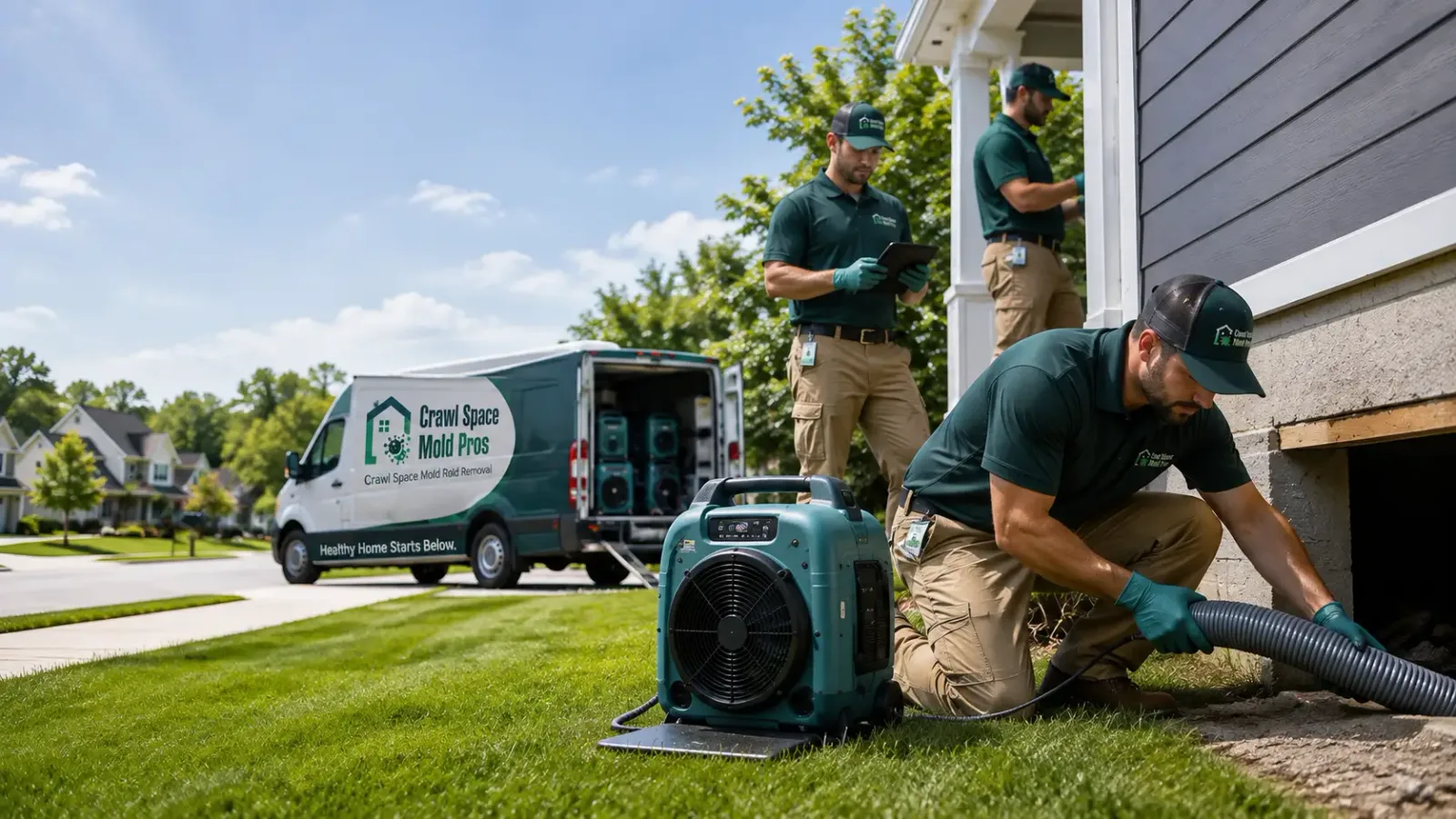 Crawl Space Mold Removal in Gladstone, NJ
